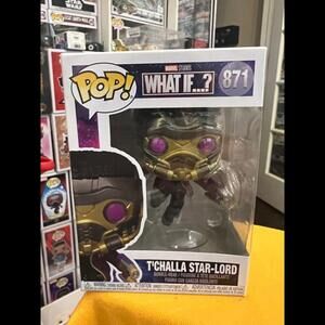 Funko Pop! Vinyl: Marvel -‎ T'Challa Star-Lord #871 w/FREE PROTECTOR!